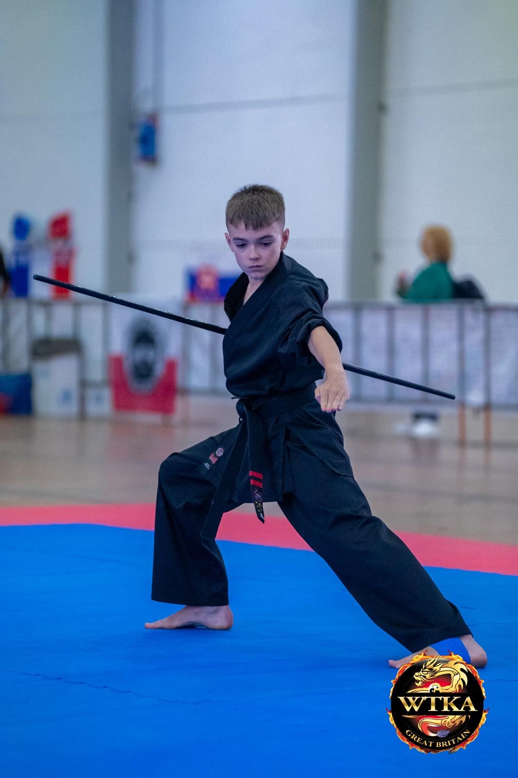 Finlay S Karate champion performing