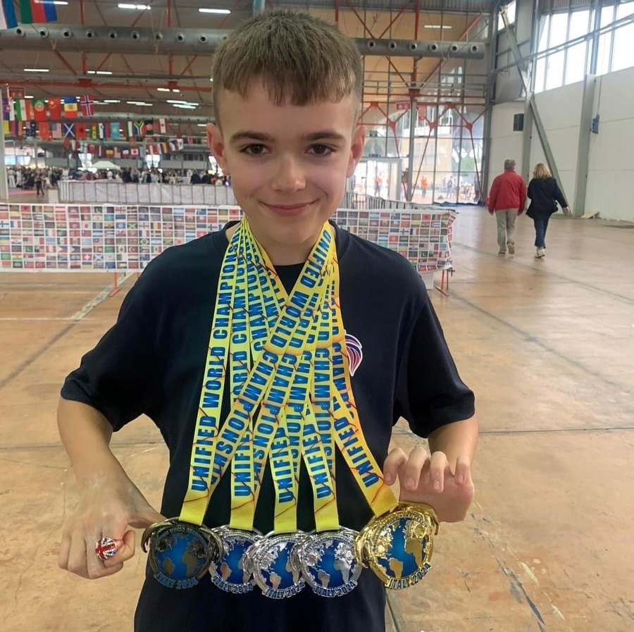 Finlay S Karate champion with medals website